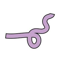 Retro Shape Squirl One vector