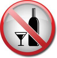 button no alcohol 2d vector