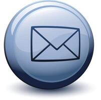 button 3d message vector