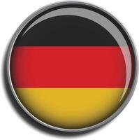 flag icon web button germany vector