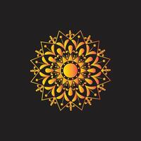 Mandala Template Design vector