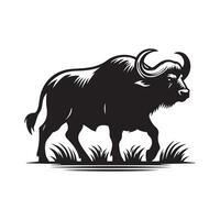 The Life Cycle of a Buffalo vector