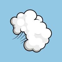 Cloud Icon - Text Speech Bubble Icon vector