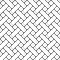 Wicker geometric seamless pattern. Line bamboo basket texture. Simple abstract pattern. Wooden parquet background. Weave background. illustration on white background vector
