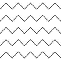 Zigzag thin ine seamless pattern. Black horizontal zig zag vintage lines. Geometric repeating stripes. Minimalistic texture. Abstract monochrome background. illustration vector