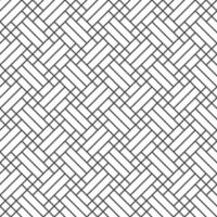 Wicker geometric seamless pattern. Line bamboo basket texture. Simple abstract pattern. Wooden parquet background. Weave background. illustration on white background vector
