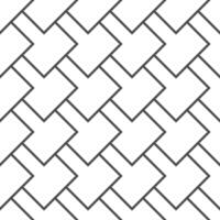 Roof square tile seamless pattern. Dragon and fish scale seamless background. Simple abstract line pattern. illustration on white background vector