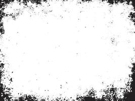 A black and white abstract grunge texture featuring noise, with distressed particles and dust creating a grainy pattern. It exudes a rugged, worn look, contributing to its vintage chaotic aesthetic vector