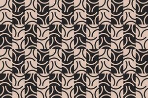 Circular Lines Brown Pattern and Background vector