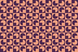 Circle Shape Brown Pattern vector