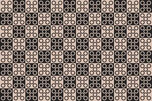 Circle Design Brown Pattern and Background vector