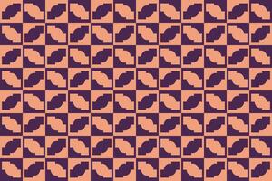 Circle Square Shape Brown Pattern vector