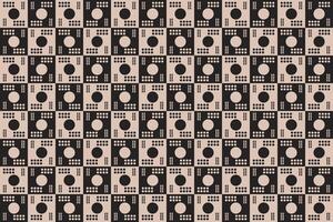 Circle Design Brown Pattern and Background vector