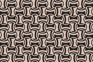 Circular Shape Brown Pattern vector