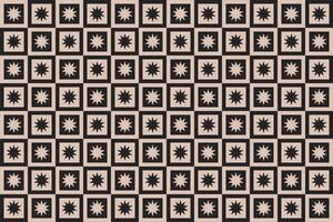 Star Brown Pattern and Background vector