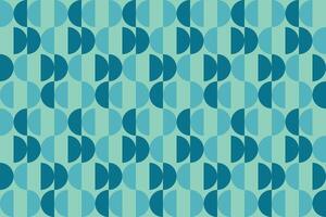 Half Circle Green Pattern vector