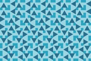 Triangle and Square Green Pattern vector