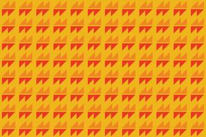 Triangle Orange Pattern and Background vector