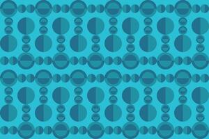Circle 2 Tone Green Pattern vector