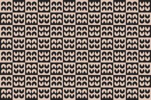 Circle Shape Brown Pattern and Background vector