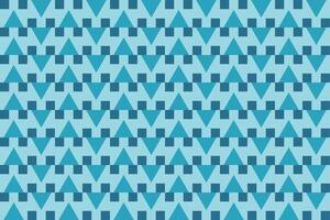 Triangle and Square Green Pattern vector