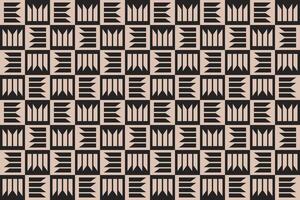 Rectangle Shape Brown Pattern vector