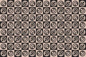 Circle Brown Pattern and Background vector