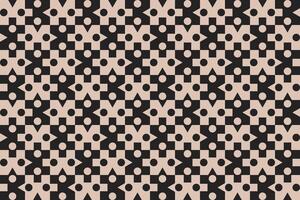 Multi Shape Brown Pattern vector