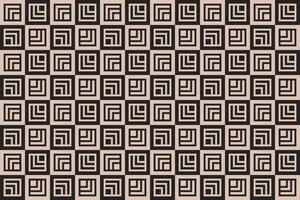 Square Shape Brown Pattern vector