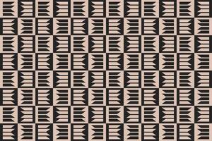 Rectangle Shapes Brown Pattern vector