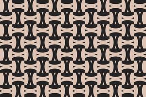 Circular Shapes Brown Pattern vector
