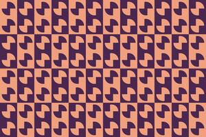 Circle Shape Brown Pattern and Background vector