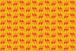 Triangle Orange Pattern and Background vector
