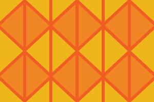 Triangle Multi Color Orange Pattern vector