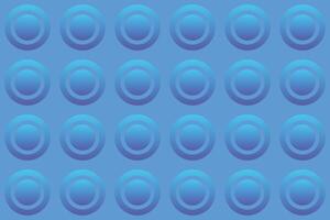 Circles with Blue Gradient Pattern and Background vector