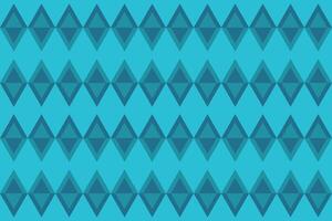 2 Tone Green Triangle Pattern vector
