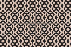 Triangle and Circle Brown Pattern vector
