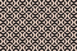 Triangle and Circle Brown Pattern vector