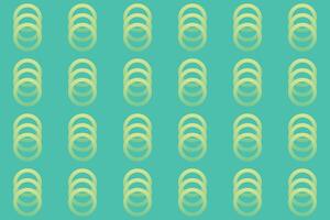 3 Circles Pattern and Background vector