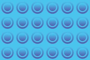 Circle Shapes Blue Gradient Pattern vector