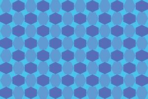 Hexagon Blue Pattern and Background vector