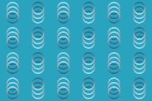 Circle Shapes Up and Down Pattern vector