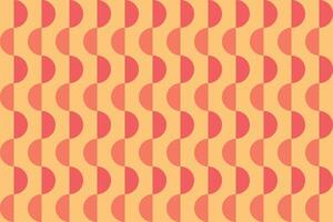 Half Circle Orange Pattern and Background vector
