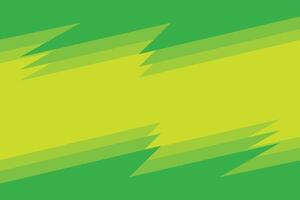 Jagged Shapes Top and Bottom Green Background vector