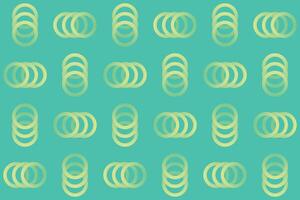 Circle Green Pattern and Background vector