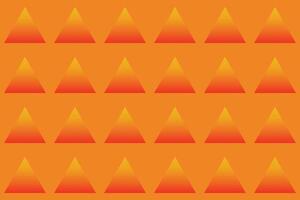 Triangles Orange Gradient Background vector