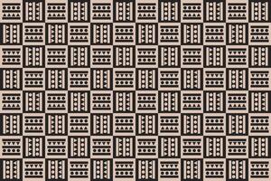Triangle and Circle Brown Pattern vector