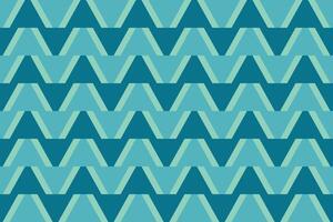 Triangle Up and Down Green Pattern vector