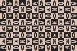 Circle Design Brown Pattern vector