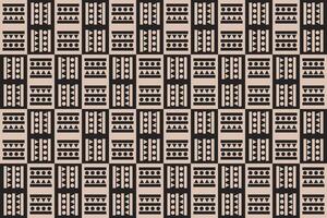 Triangle and Circle Brown Pattern vector